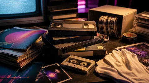 Illustration éditoriale : Archives et mémoire de la culture populaire