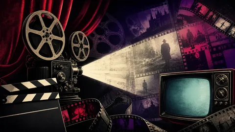 Illustration éditoriale : Cinéma et séries cultes