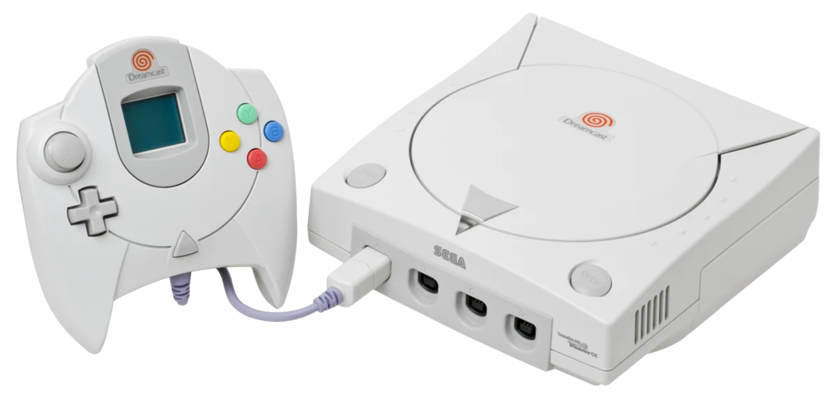 Console Sega Dreamcast avec sa manette