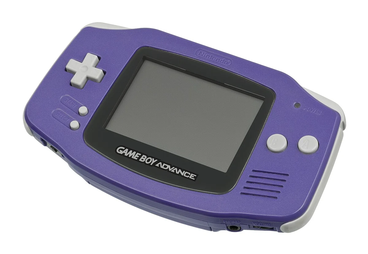 Console portable Nintendo Game Boy Advance violette