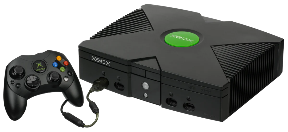 Console Xbox de première génération et sa manette